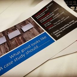 Powerpoint explaining what a good case study looks like